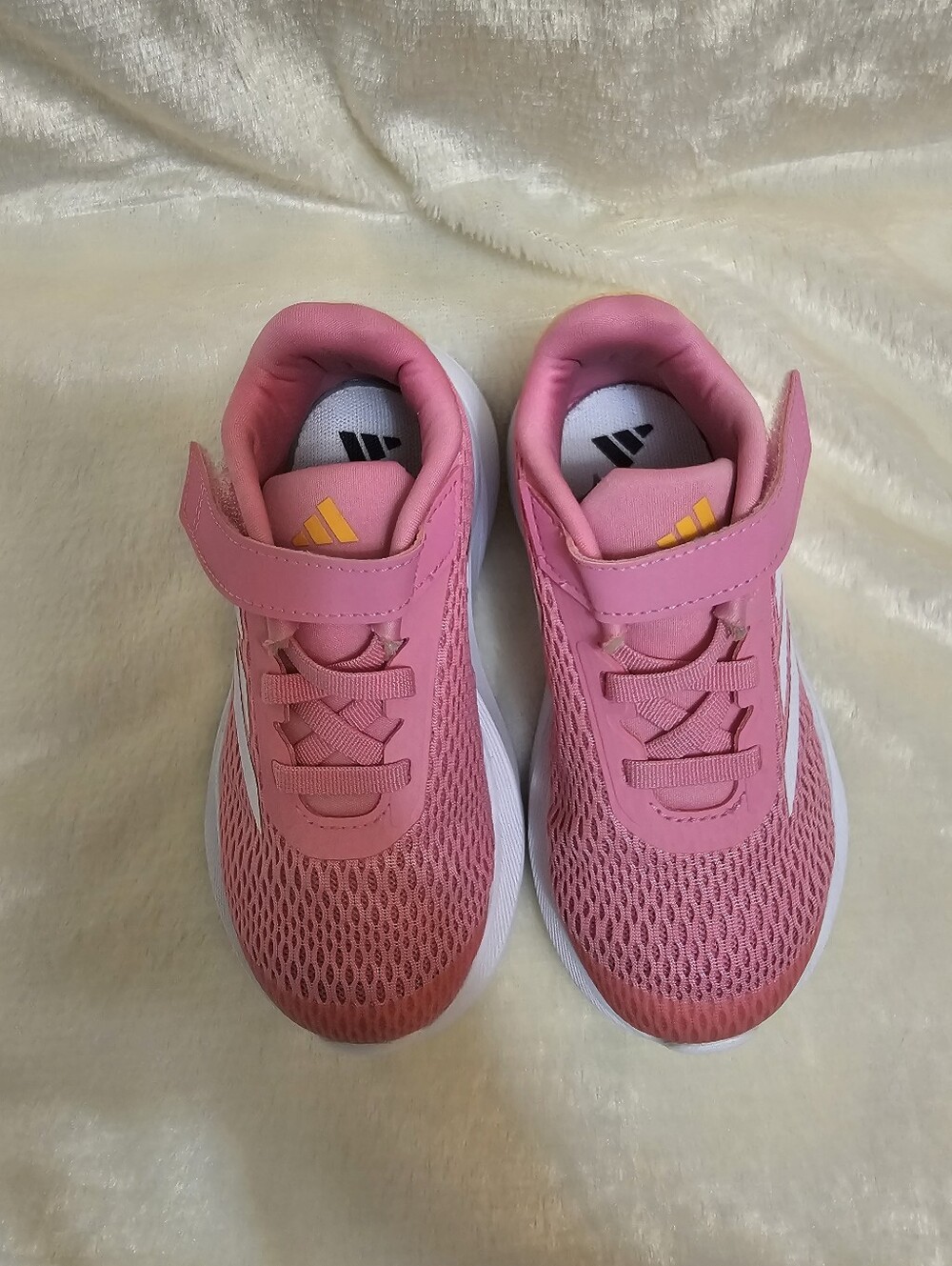Adidas Duramo SL l'Bliss Pink Sneakers Shoes Girls Toddler Child Sz 9 Kids - Picture 12 of 14
